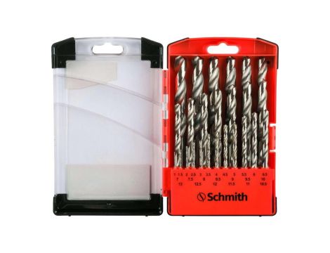 Wiertła do metalu stali HSS 25szt wiertło 1-13mm zestaw wierteł Schmith