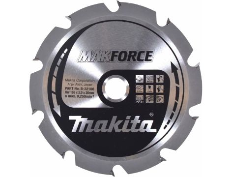 MAKITA PIŁA TARCZOWA  165x20x10z MAKFORCE DREWNO