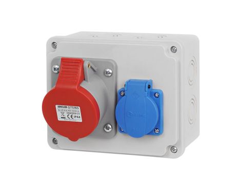 Rozdzielnica budowlana 16A/5P 1x230V RSBO.011