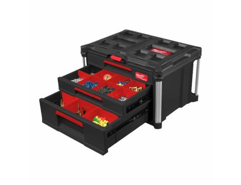 MILWAUKEE PACKOUT SKRZYNIA Z 3 SZUFLADAMI - 3