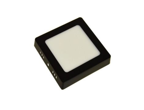 Panel led Gerry 6W 230V 4000K czarny.