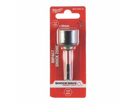 MILWAUKEE KOŃCÓWKA Z NASADKĄ MAGNETYCZNA HEX 17mm (65mm)