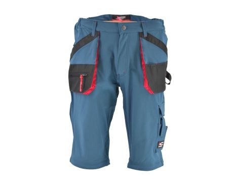 AWTOOLS SPODNIE SPODENKI ROBOCZE ODPINANE NOGAWKI T2/ PETROL/ XXXL - 5