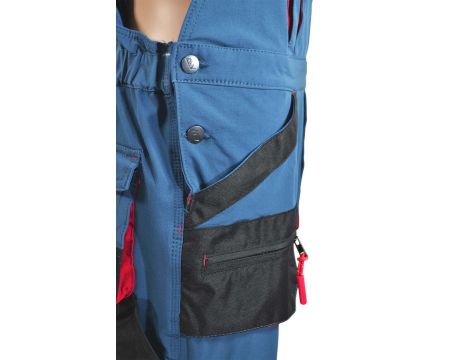 AWTOOLS SPODNIE ROBOCZE OGRODNICZKI T2/ PETROL/ XXXL - 5