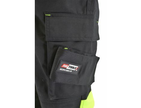 AWTOOLS SPODNIE  ROBOCZE  KIESZENIE MONTERSKIE T3/ ODBLASKOWE/ XXXL - 7