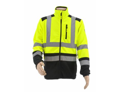 AWTOOLS BLUZA POLAROWA T3/ ODBLASKOWA ŻÓŁTA/   S