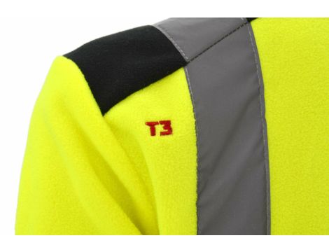 AWTOOLS BLUZA POLAROWA T3/ ODBLASKOWA ŻÓŁTA/ XL - 6
