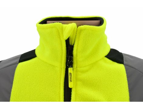 AWTOOLS BLUZA POLAROWA T3/ ODBLASKOWA ŻÓŁTA/ XXXL - 5