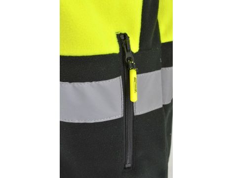 AWTOOLS BLUZA POLAROWA T3/ ODBLASKOWA ŻÓŁTA/ XXXL - 8