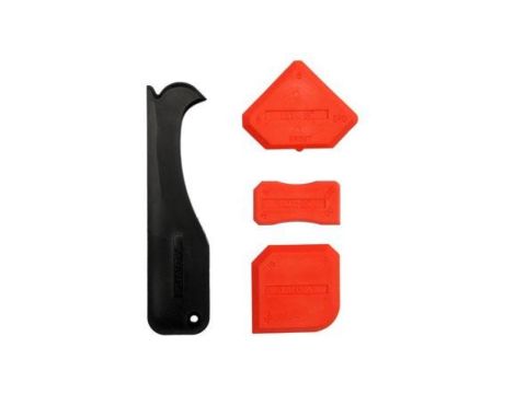 ZESTAW SZPACHELEK DO SILIKONU 4 CZĘŚCI Z OBCINAKIEM