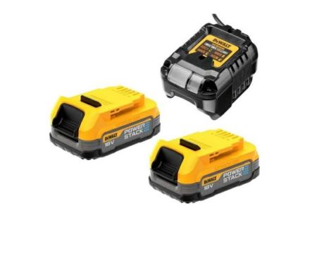 DEWALT ŁADOWARKA DCB1102 + 2x1,7Ah POWERSTACK DCB1102E2