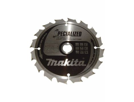 MAKITA PIŁA TARCZOWA  165x20x16z SPECJALIZED DREWNO (Z GWOŹDZIAMI I SĘKAMI)