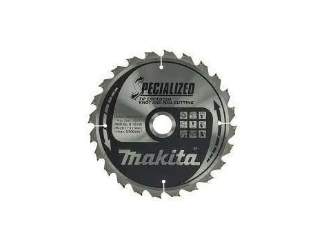 MAKITA PIŁA TARCZOWA  235x30x24z SPECJALIZED DREWNO (Z GWOŹDZIAMI I SĘKAMI)