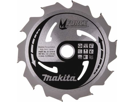 MAKITA PIŁA TARCZOWA  165x20x10z M-FORCE DREWNO