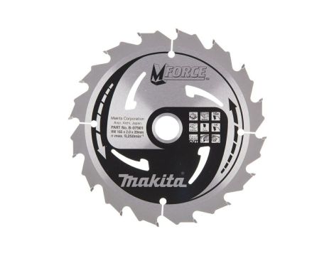 MAKITA PIŁA TARCZOWA  165x20x16z M-FORCE DREWNO