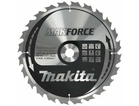 MAKITA PIŁA TARCZOWA  355x30x24z MAKFORCE DREWNO