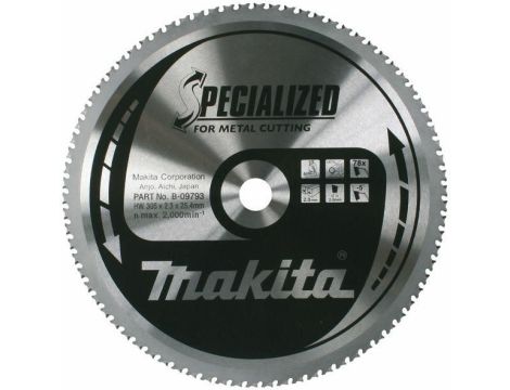 MAKITA PIŁA TARCZOWA  305x25,4x78z SPECJALIZED CIENKA BLACHA