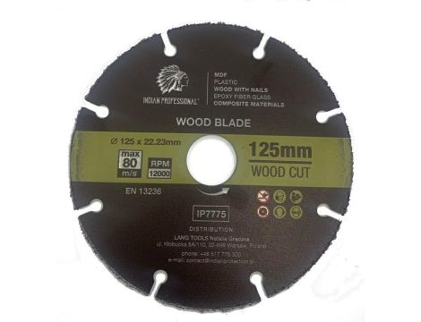 TARCZA UNIWERSALNA 125mm INDIAN PROFESSIONAL