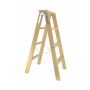 AW DRABINA TABORET DREWNIANY 5 STOPNI 150KG - 2