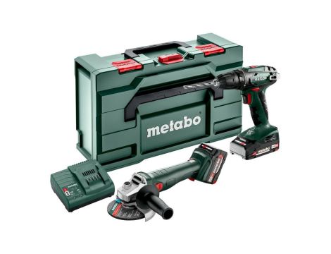 METABO ZESTAW COMBO 18V 2.4.3 (BS18+W18) 1x4,0Ah, 1x2,0Ah METABOX +GŁOŚNIK