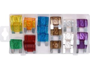 ZESTAW 24 BEZPIECZNIKÓW PŁYTKOWYCH MAXI