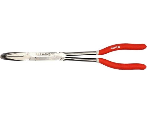 SZCZYPCE WYDŁUŻONE WYGIĘTE 90 STOPNI 2 PRZEGUBY 330MM