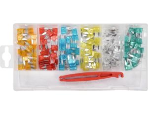 ZESTAW 121 BEZPIECZNIKÓW PŁYTKOWYCH MINI