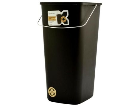 KEDEN KOSZ NA ŚMIECI COMPACTA Q BASIC 25L - CZARNY RECYKLING*