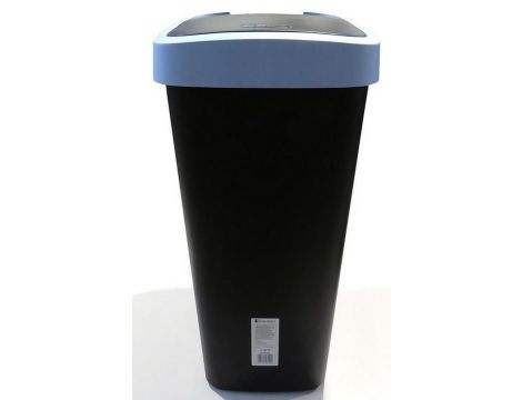 KEDEN KOSZ NA ŚMIECI COMPACTA Q 45L - JASNY NIEBIESKI / CZARNY