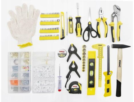 ZESTAW UNIWERSALNY 1200el. 1/4" 6-KĄT.  /WMC - 2