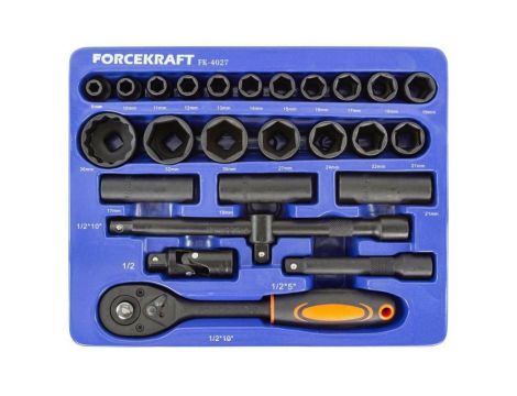 ZESTAW KLUCZY   26el. 1/2" 8-36mm  WKLADKA /FORCEKRAFT - 2