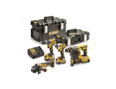 ZESTAW COMBO 18V DCG405+DCH273+DCD796+DCF887+3*5.0AH+2 KUFRY