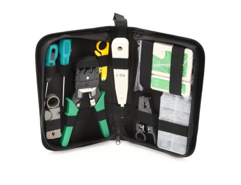 ZESTAW NARZĘDZI SIECIOWYCH RJ45 /GEKO