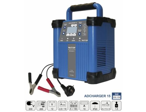ADLER PROSTOWNIK ELEKTRONICZNY 12V ADCHARGER 15