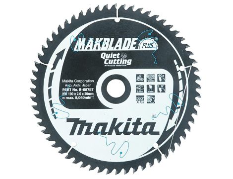 MAKITA PIŁA TARCZOWA  350x30x56z MAKBLADE PLUS DREWNO