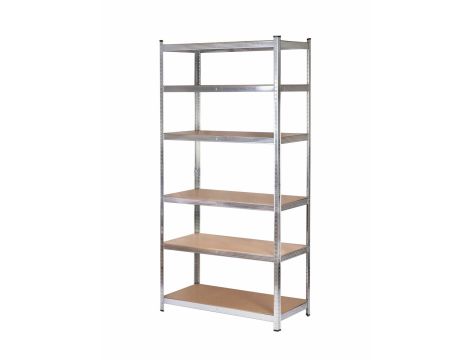 AWTOOLS REGAŁ 6 PÓŁEK 225x90x50 NOŚNOŚĆ 300kg / 6.0mm - WCISKANY SZYBKI MONTAŻ