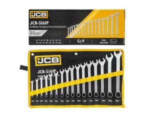 JCB KLUCZ PŁASKO-OCZKOWY kpl.16el. (6-24mm)