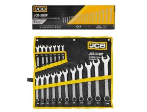 JCB KLUCZ PŁASKO-OCZKOWY kpl.18el. (8-32mm)