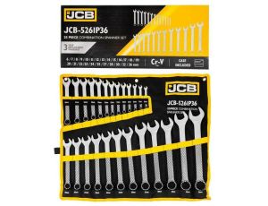 JCB KLUCZ PŁASKO-OCZKOWY kpl.25el. (6-36mm)