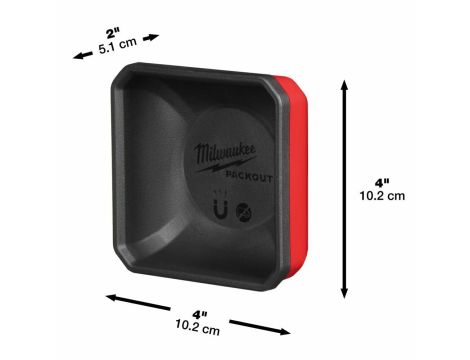 MILWAUKEE PACKOUT POJEMNIK MAGNETYCZNY 10cm x 10cm - 2