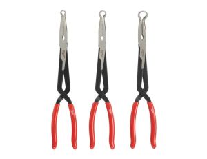 MILWAUKEE SZCZYPCE DŁUGIE ZE SZCZĘKAMI OCZKOWYMI ZESTAW (8, 12,7 ,19mm)