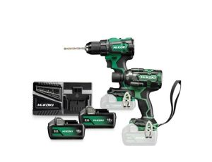 HIKOKI ZESTAW 18V KC18DE WKZ (WKRĘTARKA DS18DE + KLUCZ WR18DH) 2x5,0Ah HITSYSTEM