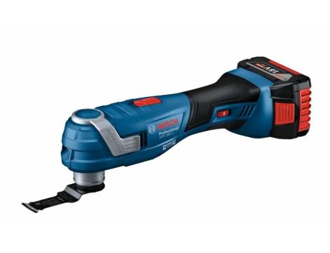 BOSCH NARZĘDZIE WIELOFUNKCYJNEGOP 185-LI 1x4,0Ah STARLOCK PLUS WALIZKA 06018G2021