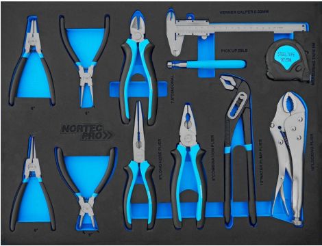 NORTEC WÓZEK NARZĘDZIOWY 7 SZUFLAD 279el. - 4