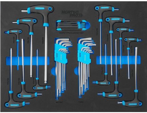 NORTEC WÓZEK NARZĘDZIOWY 7 SZUFLAD 279el. - 5