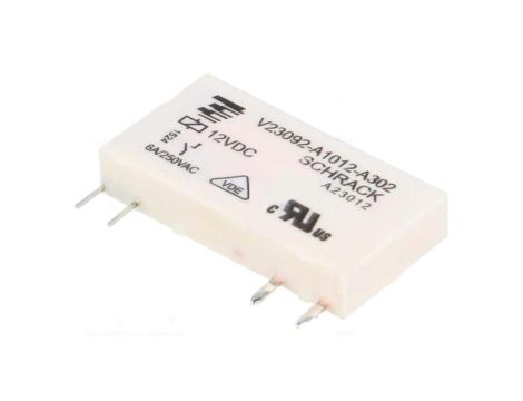0-1393236-8 Przekaźnik: elektromagnetyczny SPST-NO Ucewki : 12VDC 6A/30VDC