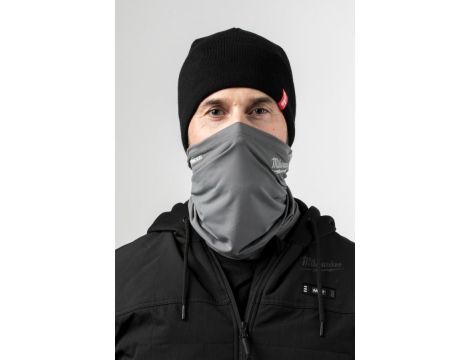 MILWAUKEE CHUSTA NA TWARZ I SZYJĘ PREMIUM SZARA