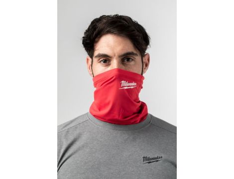 MILWAUKEE CHUSTA NA TWARZ I SZYJĘ PREMIUM CZERWONA