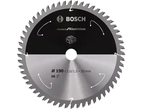 BOSCH PIŁA STANDARD.ALU 190x20x56z ACCU 2608837770
