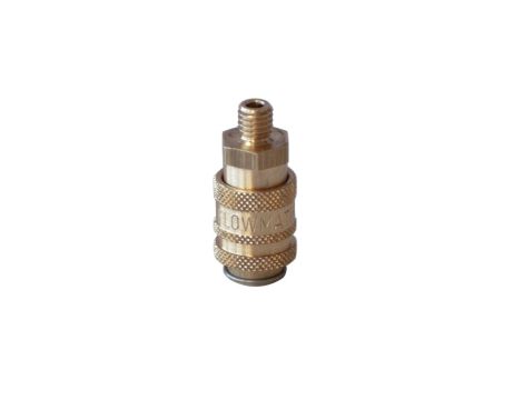 Szybkozłącze pneumatyczne DN2,7 typ 20, M5 GZ, gniazdo szybkozłącza, mosiądz